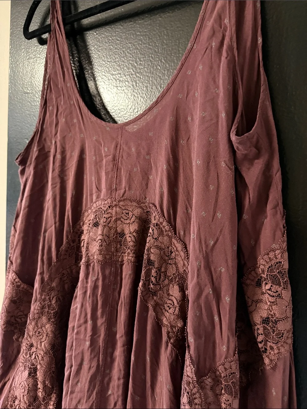 FREE PEOPLE Young And In Love Mini Slip Dress